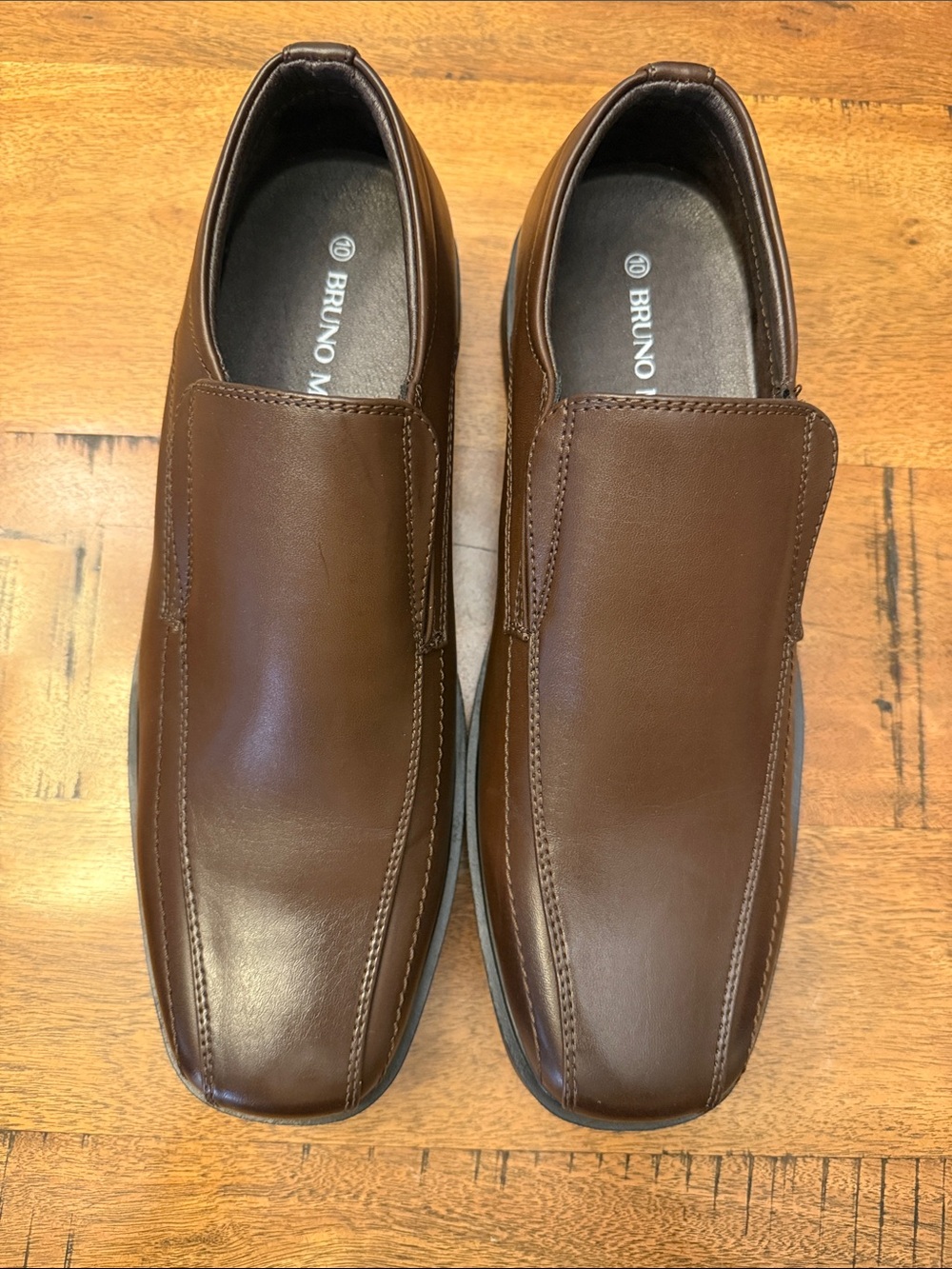 Bruno Marc Men's Brown Slip-On Loafers